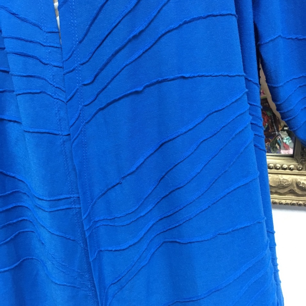 Zac & Rachel long flowing cardigan royal blue M - Picture 2 of 7